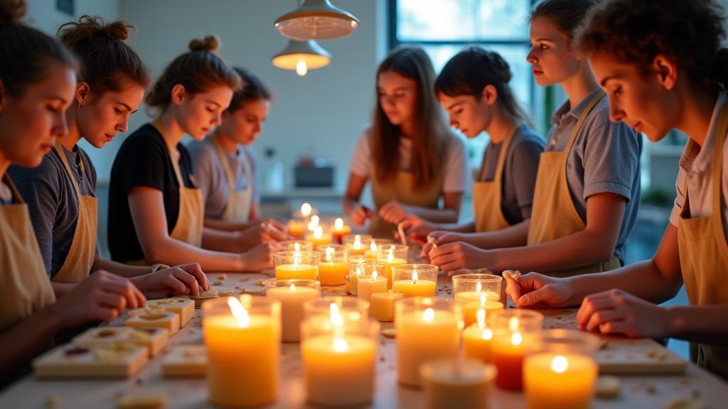 Taller de fabricación de velas