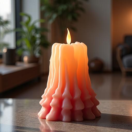 Arte decorativo contemporáneo en velas